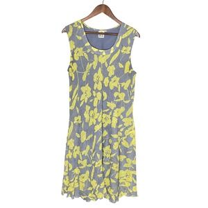 Parsley & Sage Womens Floral Crinkle Midi Dress Size XL Artsy Boho Sleeveless
